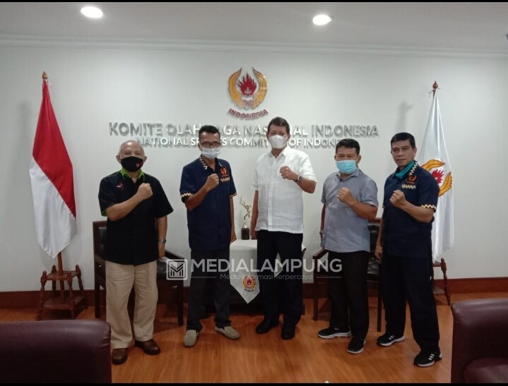 KONI Pringsewu Lakukan Penjajakan Program ke Kemenpora