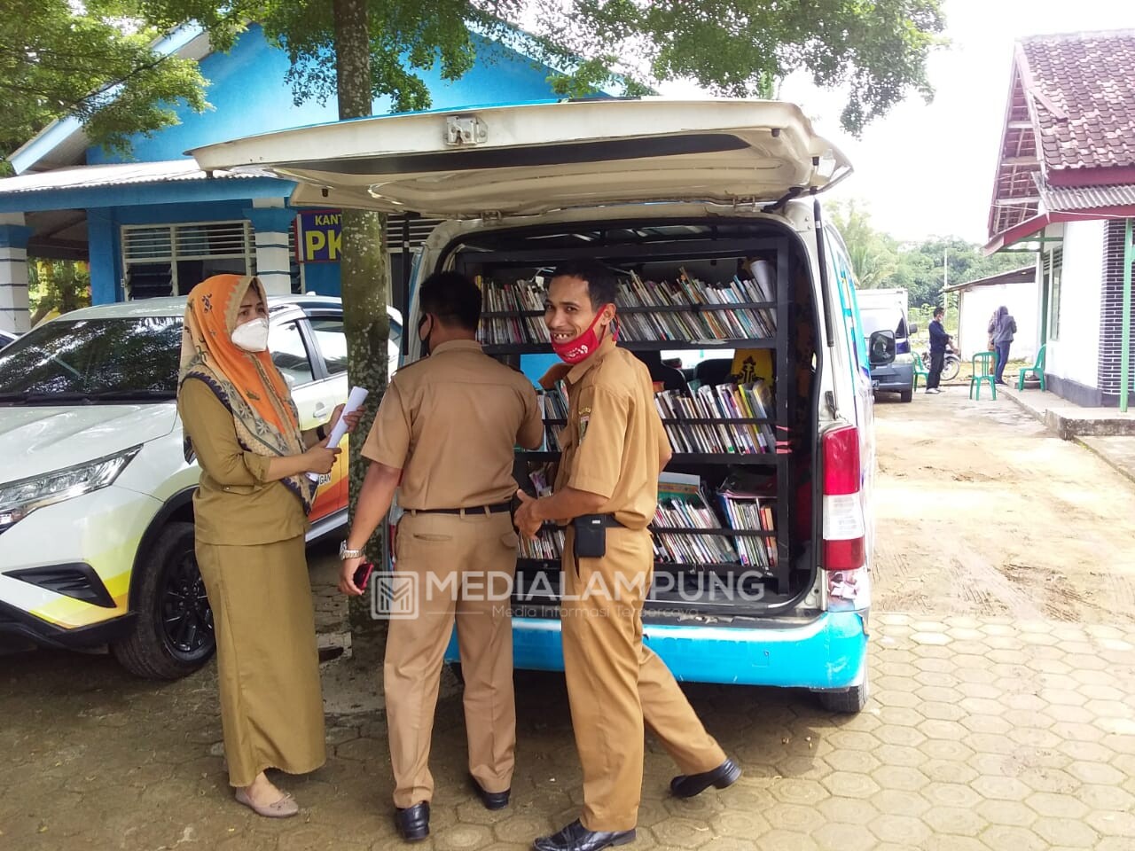 Pemkab Lamtim Gelar Perpustakaan Keliling Saat Musrenbang Tingkat Kecamatan