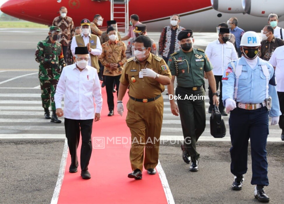 Gubernur Arinal Sambut Kunjungan Wapres Ma'ruf Amin