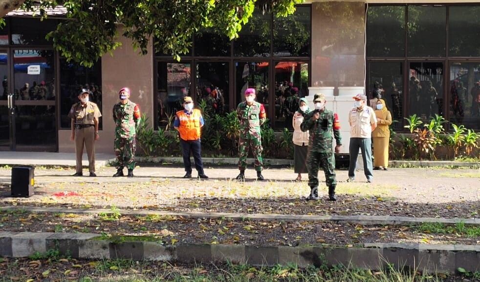 Pasi Ops Kodim Pimpin Apel Pengecekan Satgas Penanganan Covid