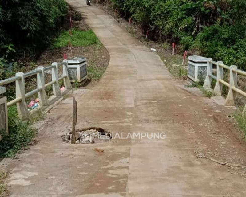 Bangunan Fisik DPUPR Lambar Tahun 2019 di Kecamatan Airhitam Mulai Rusak