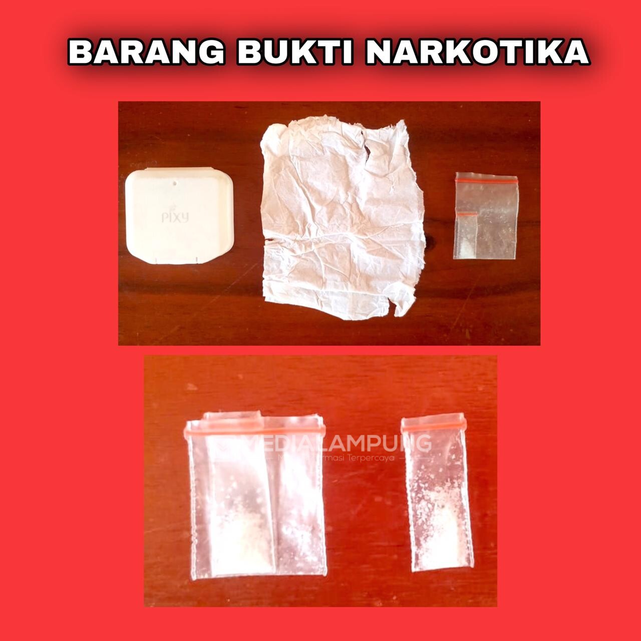 Dua Pelaku Penyalahgunaan Narkoba Terjaring Operasi Antik Krakatau di Waykanan