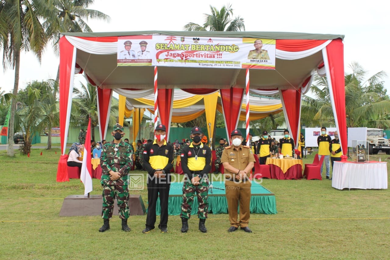 Dandim Romas Hadiri Pembukaan Woodball Dispora Cup dan Piala Bergilir Danrem 043/Gatam