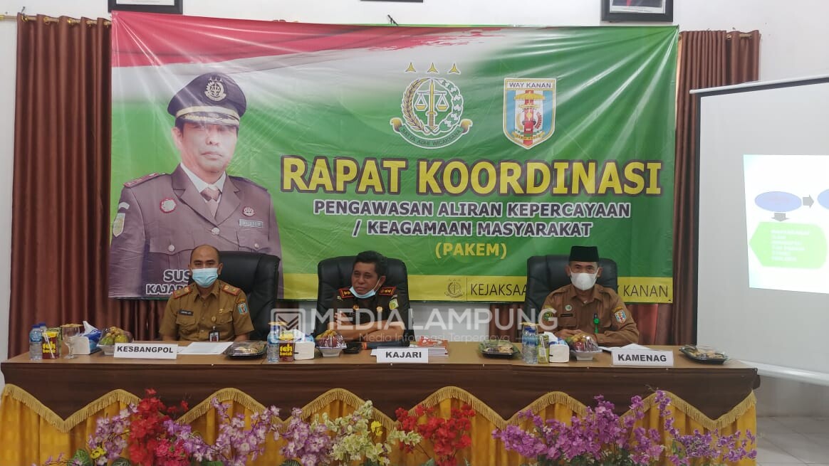 Kejari Waykanan Gelar Rakor PAKEM