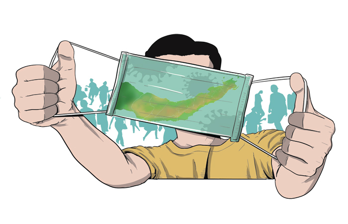 66 Pelanggar Prokes Terjaring Operasi Yustisi di Tugu Pemuda Pringsewu