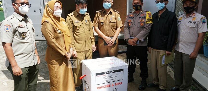 2.587 Dosis Vaksin Covid-19 Tiba di Lampung Selatan