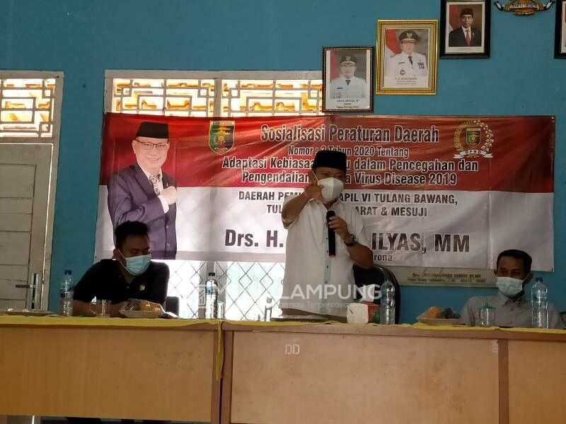 Sekretaris Komisi I DPRD Lampung Gelar Sosper di Desa Pagar Dewa Tubaba