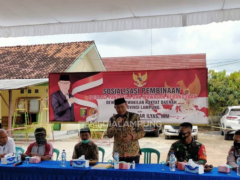 Mikdar Ilyas Gelar Sosialisasi PPI dan Wawasan Kebangsaan di Tiyuh Tunas Jaya