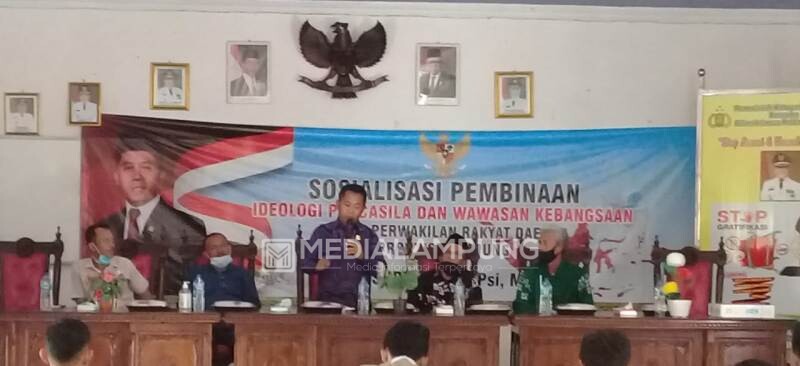 Suprapto Lakukan Sosialisasi Pembinaan Ideologi Pancasila Dan Wawasan Kebangsaan