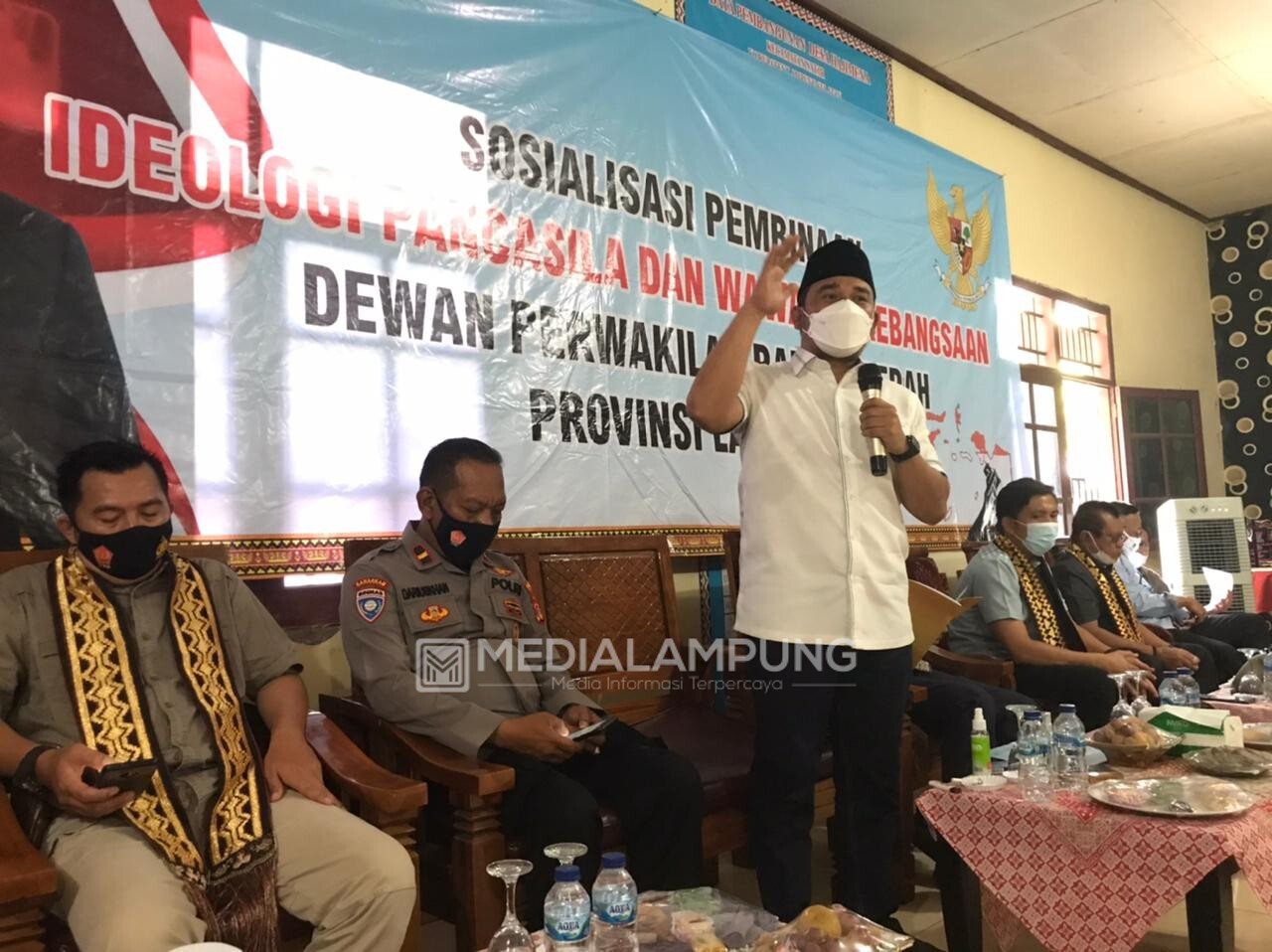 Wahrul Fauzi Silalahi Lakukan Sosialisasi Pembinaan Ideologi Pancasila Dan Wawasan Kebangsaan