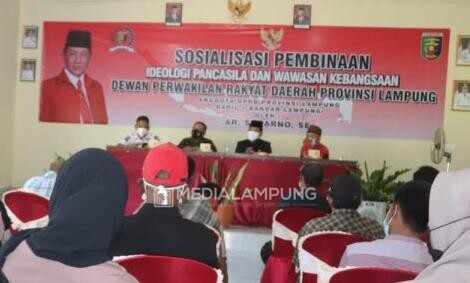 AR. Suparno Adakan Acara Sosialisasi Pembinaan Ideologi Pancasila