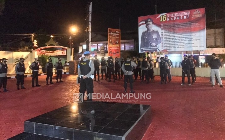 Pasca Aksi Teror di Sejumlah Tempat, Polres Pringsewu Perketat Pengamanan