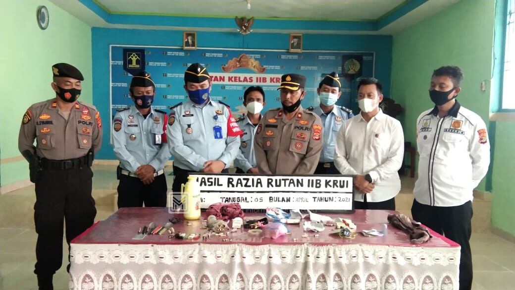 Rutan Krui Razia Seluruh Kamar Hunian WBP