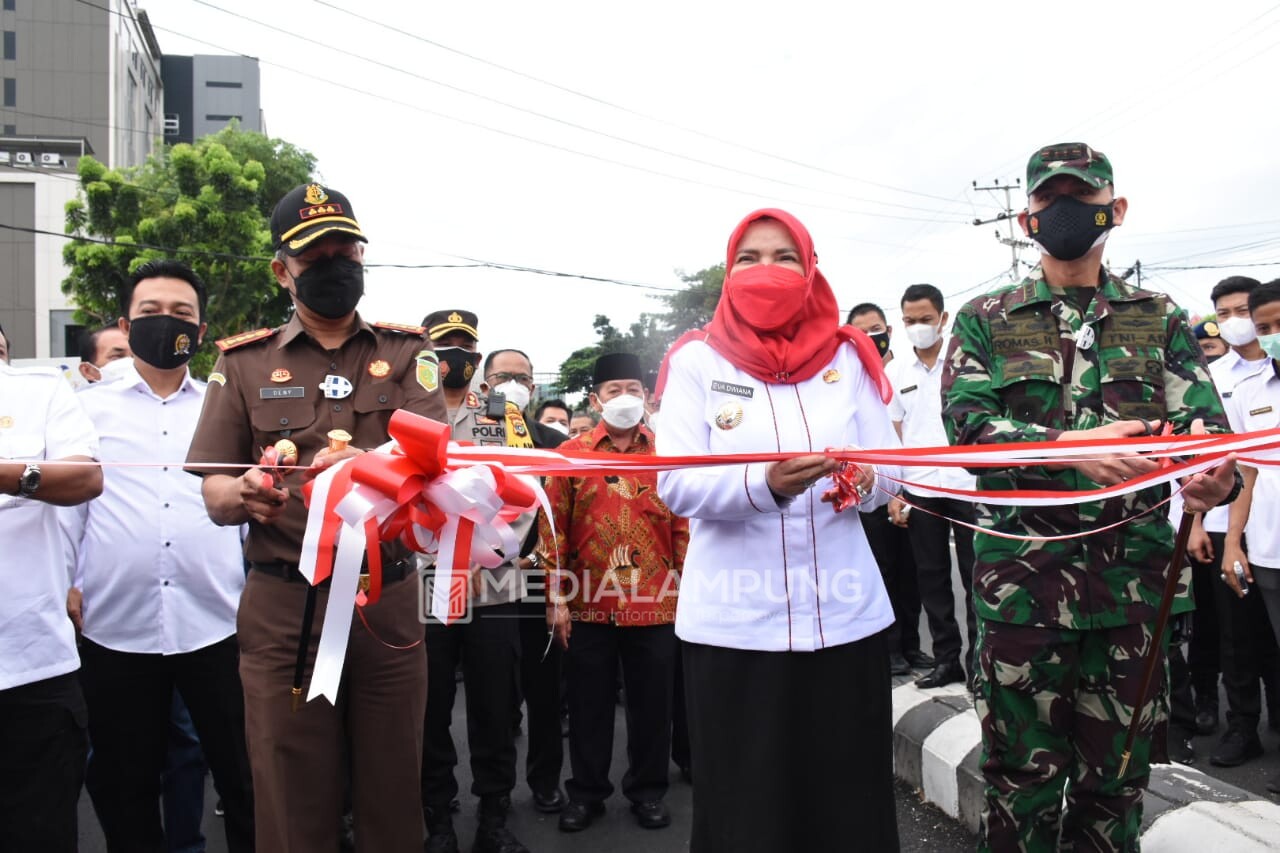 Walikota Bandarlampung Resmikan Flyover Sultan Agung