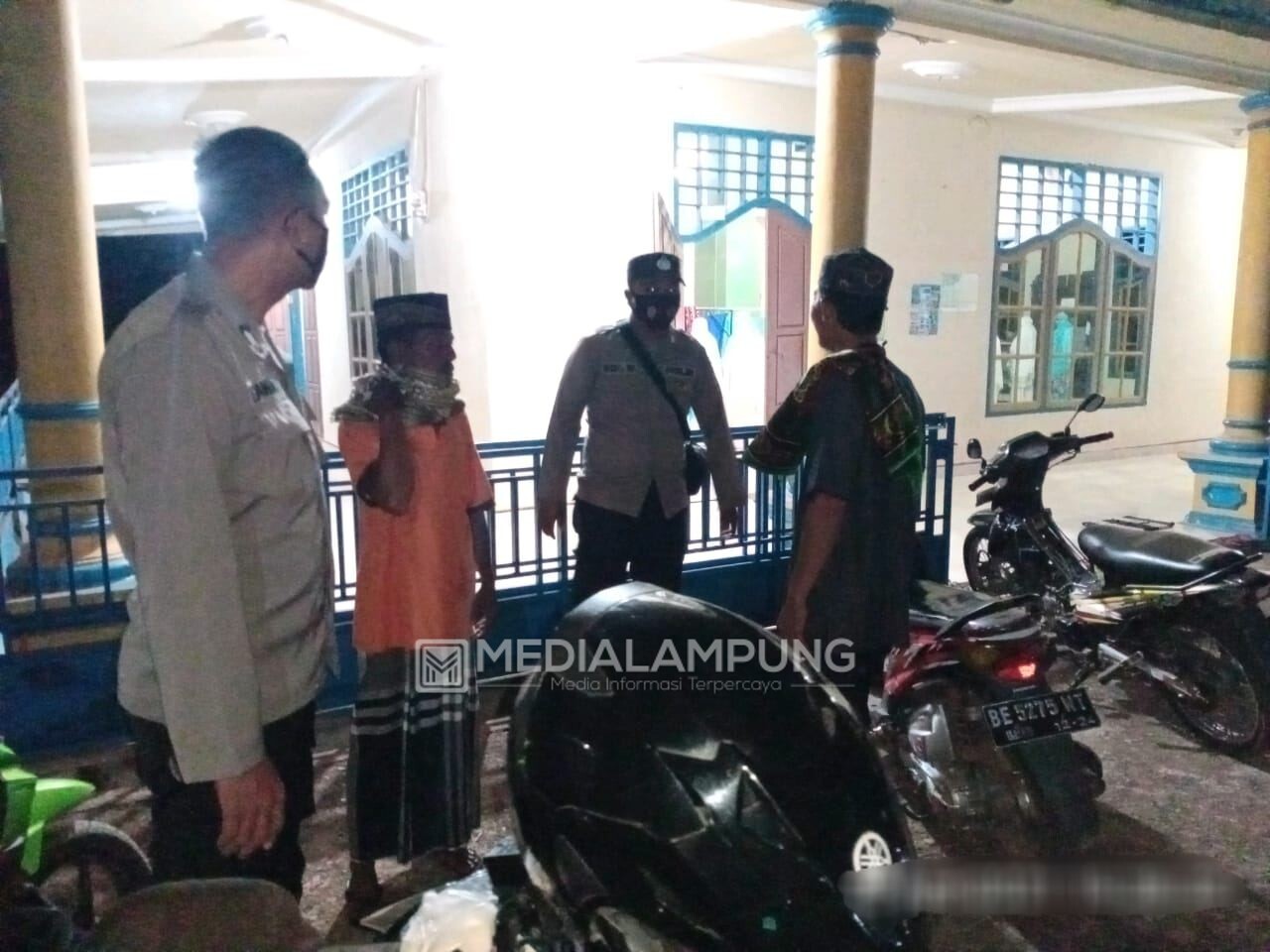 Patroli KRYD, Polsek Buay Bahuga Sambangi Masjid Nurul Jannah