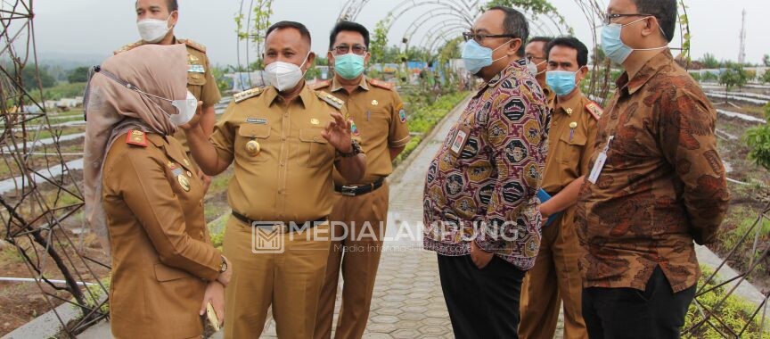 Nanang Kenalkan Kebun Edukasi Lamsel Kepada Pejabat Prov Lampung