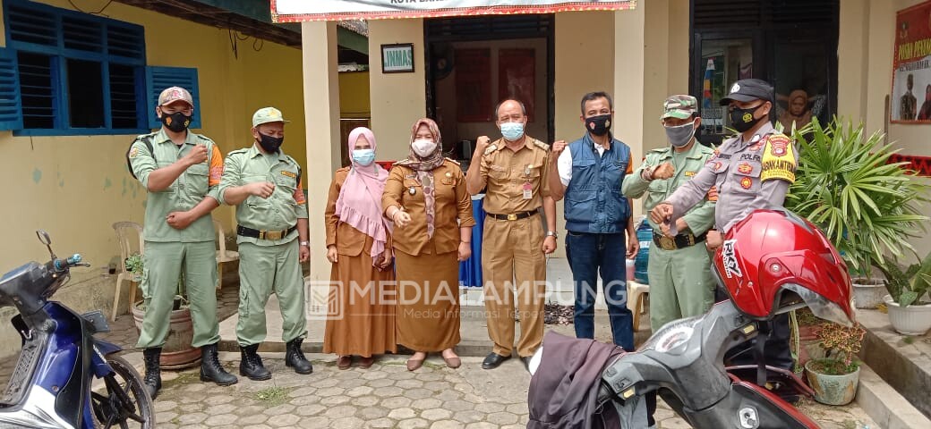 Lurah Sukadanaham Menerima Kunjungan Kesbangpol