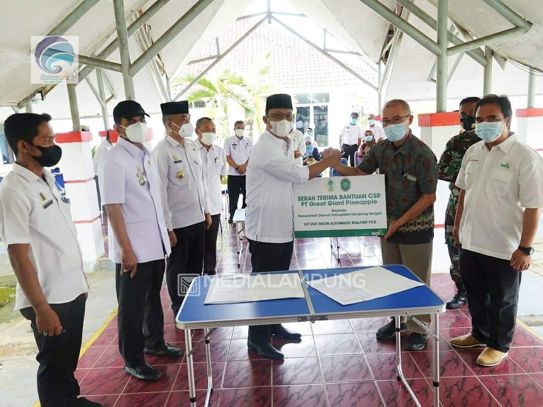 Pemkab Lamteng Terima Bantuan CSR PCR dari PT GGP