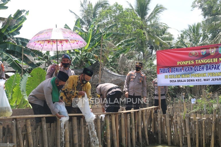 Berkunjung ke Lamtim, Wakapolda Lampung Launching Pondok Tangguh Nusantara
