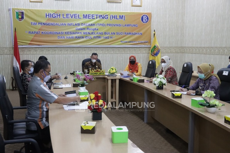 Jelang Ramadhan, Pemprov Lampung Adakan Rapat Persiapan