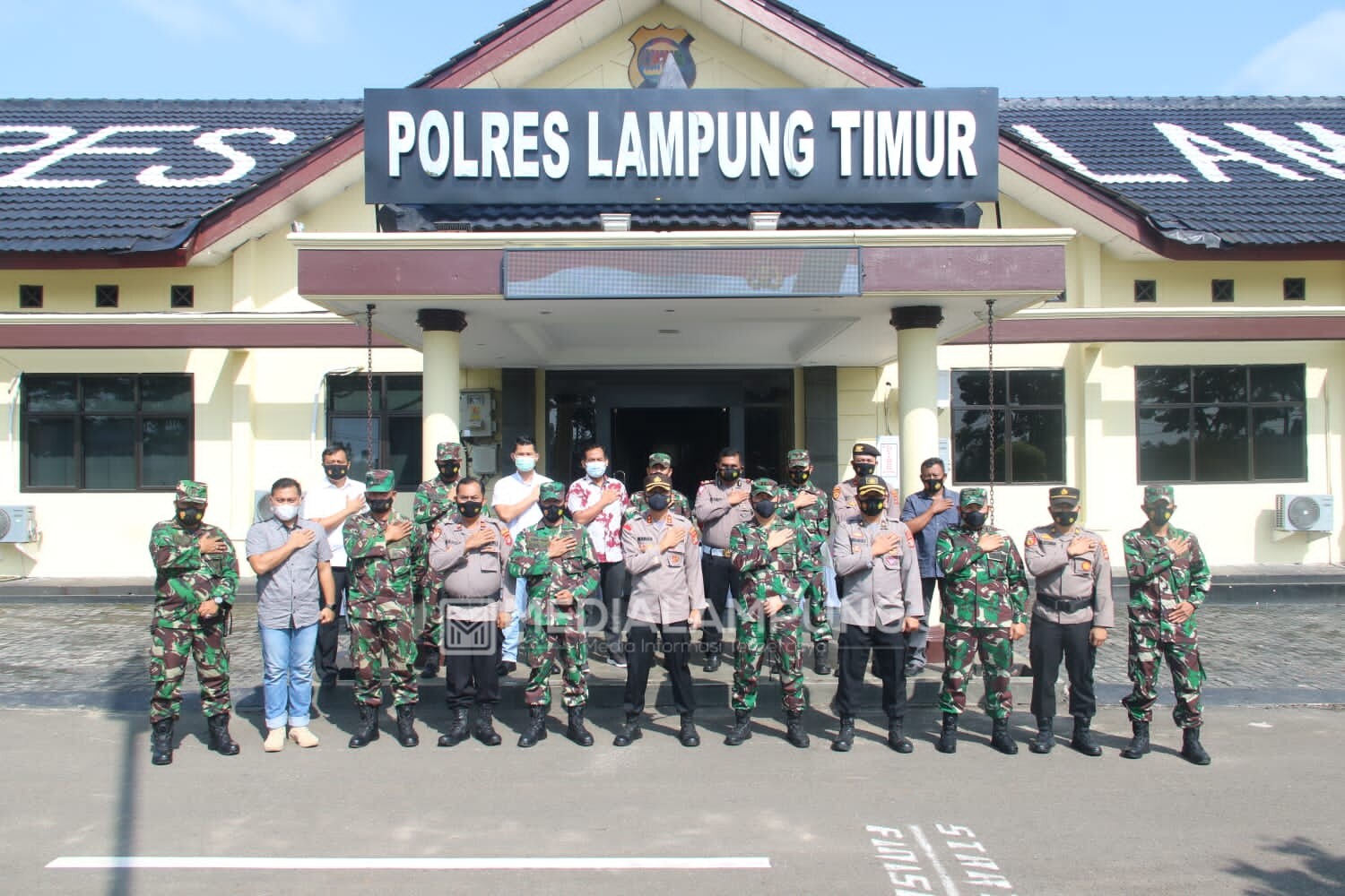 Polres Lamtim dan Kodim 0429 Siap Jaga Sinergitas