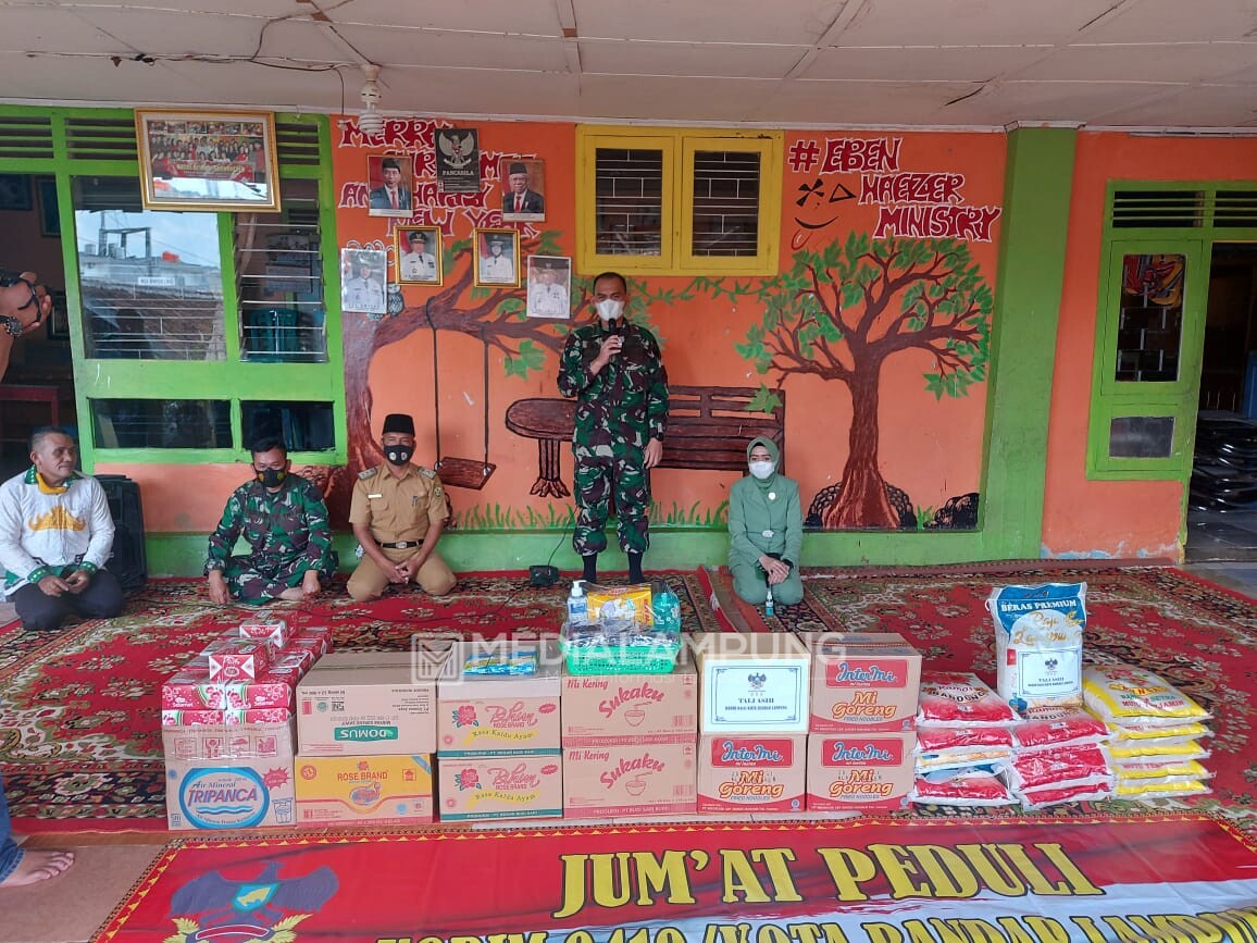 Dandim 0410 Dampingi Ketua Persit KCK Silaturahmi ke Panti Asuhan Eben Haezer