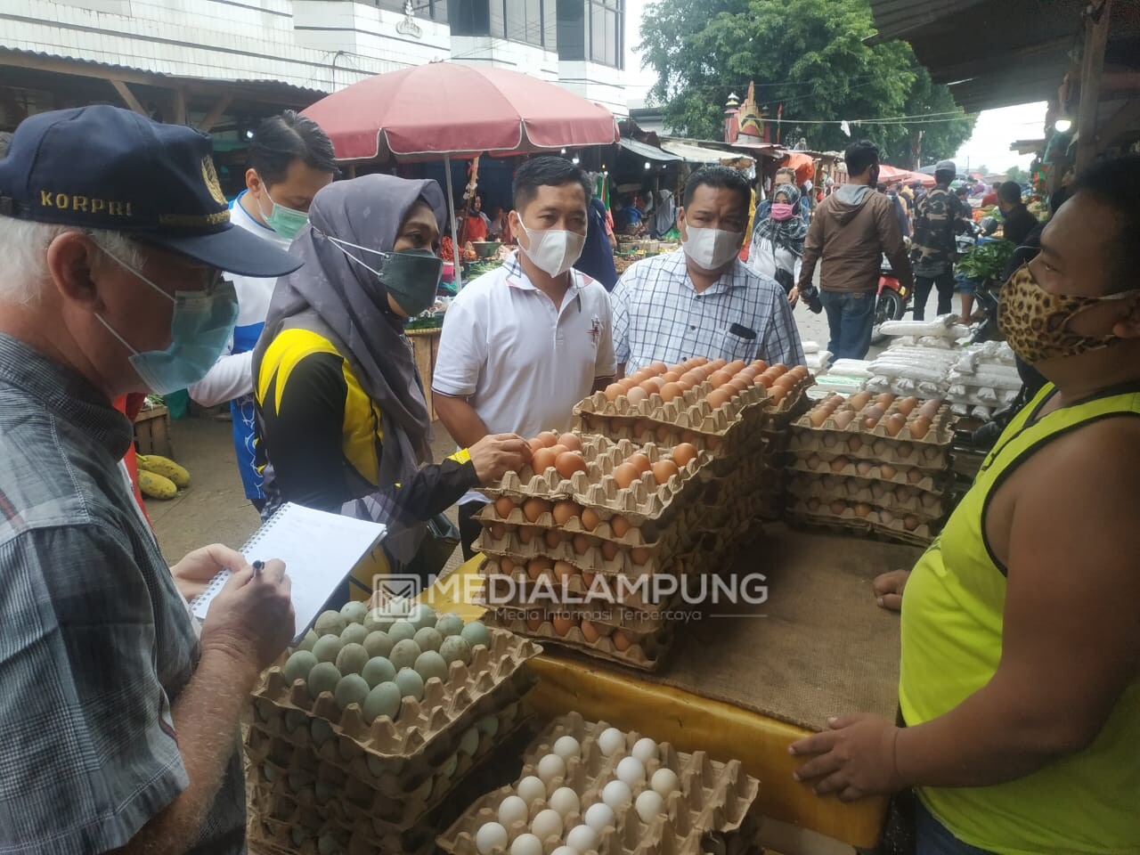 Jelang Ramadhan, Disperindag Lampung Sidak Pasar Pasirgintung 