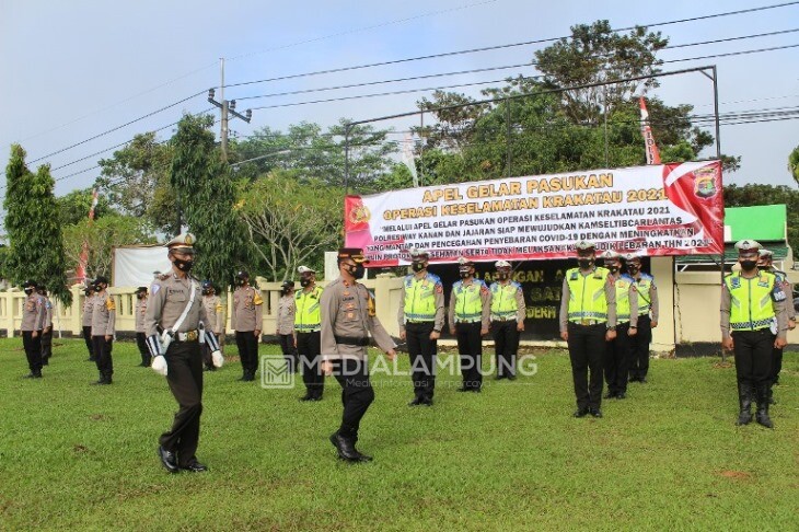 Polres Waykanan Memulai Operasi Keselamatan Krakatau Tahun 2021