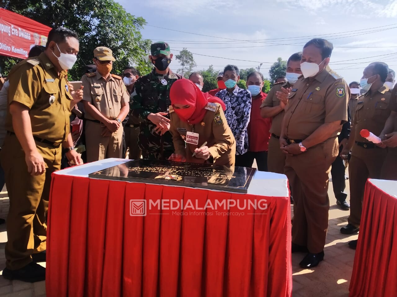Walikota Bandarlampung Resmikan Stadion Mini kalpataru