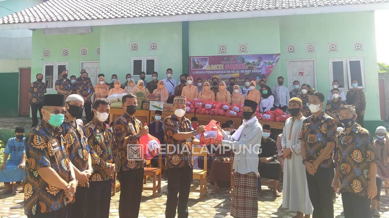 Lapas Waykanan Gelar Baksos di Pesantren Al-Barokah