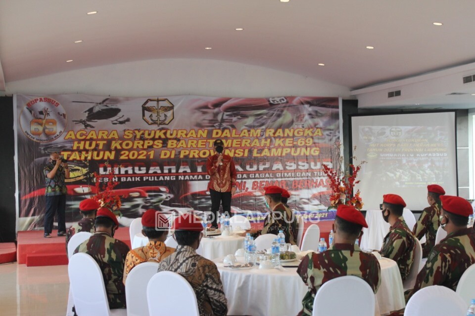 Dandim Romas Hadiri HUT Kopassus Ke-69