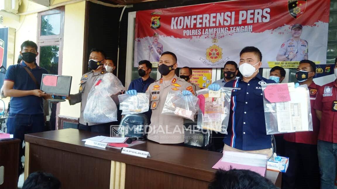 Polres Lamteng Tangkap Pelaku Pemalsuan STNK