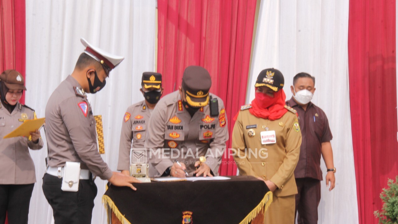 Selain Polsek Tanjungsenang, Kapolresta Bandarlampung Juga Kukuhkan Polsek Kemiling