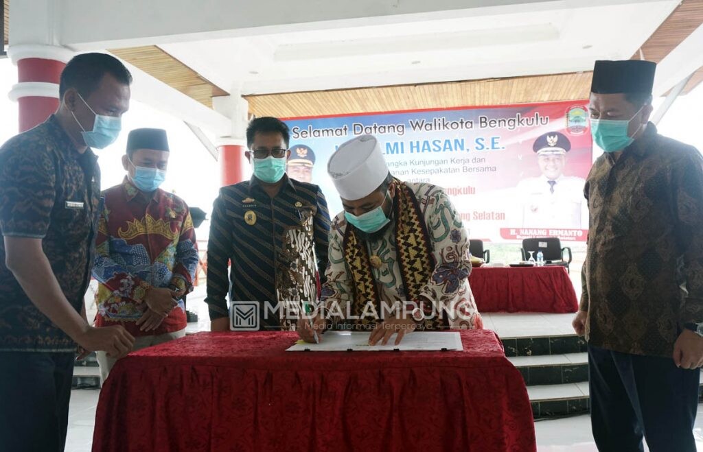 Pemkot Bengkulu Jalin Kerja Sama dengan Pemkab Lamsel