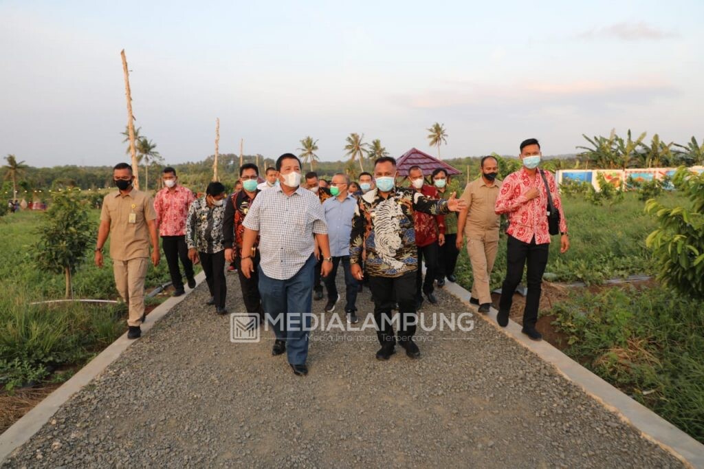 Gubernur Arinal Dukung Pengembangan Kebun Edukasi Lamsel