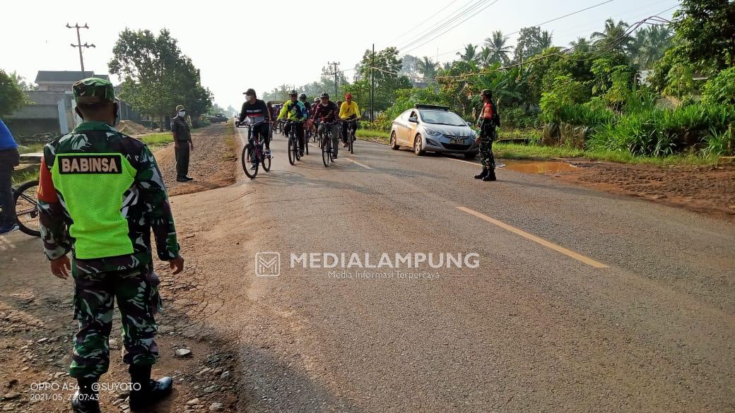 Wabup Lamtim Bersepeda Bareng Warga Bandar Sribhawono