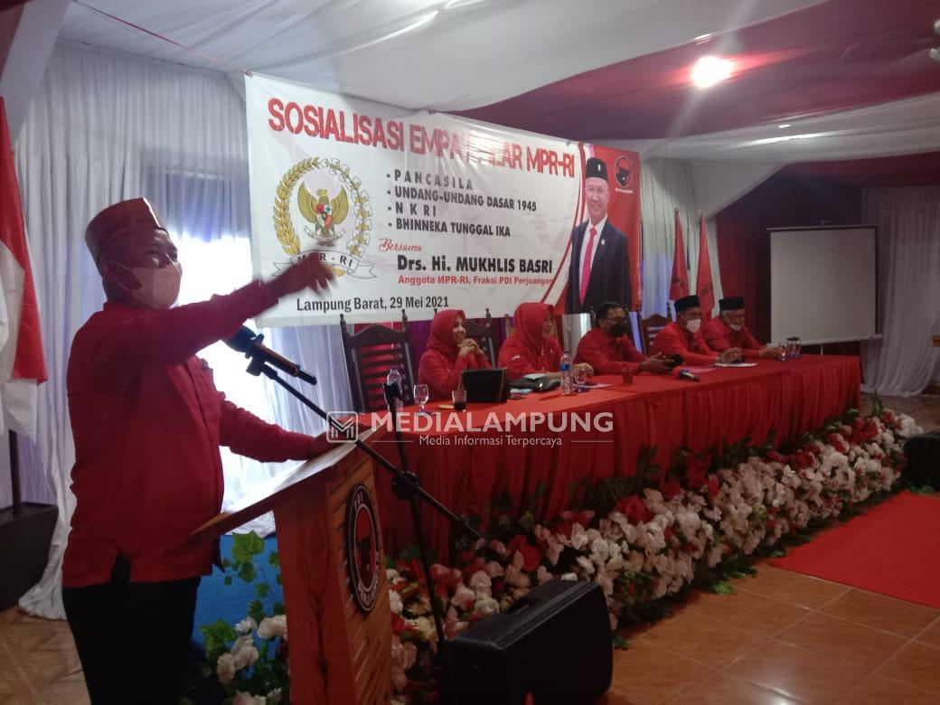 Mukhlis Basri Sosialisasikan Empat Pilar MPR RI