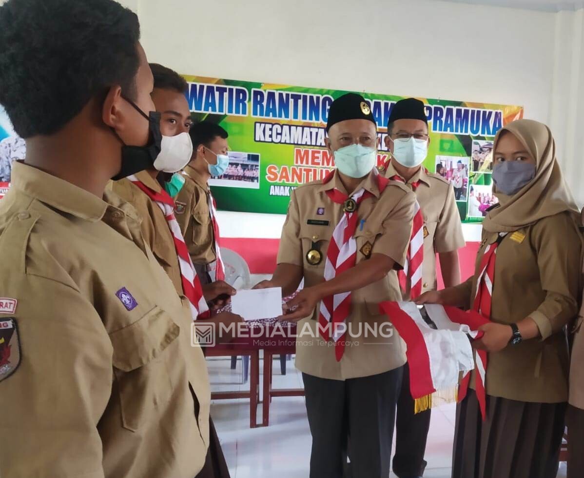 Ramadhan Berbagi, Kwarran dan PC PGRI Batuketulis Santuni Yatim Piatu