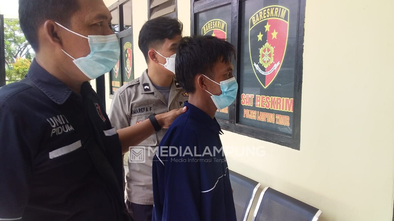 Polres Lamtim Amankan Tersangka Percobaan Perkosaan