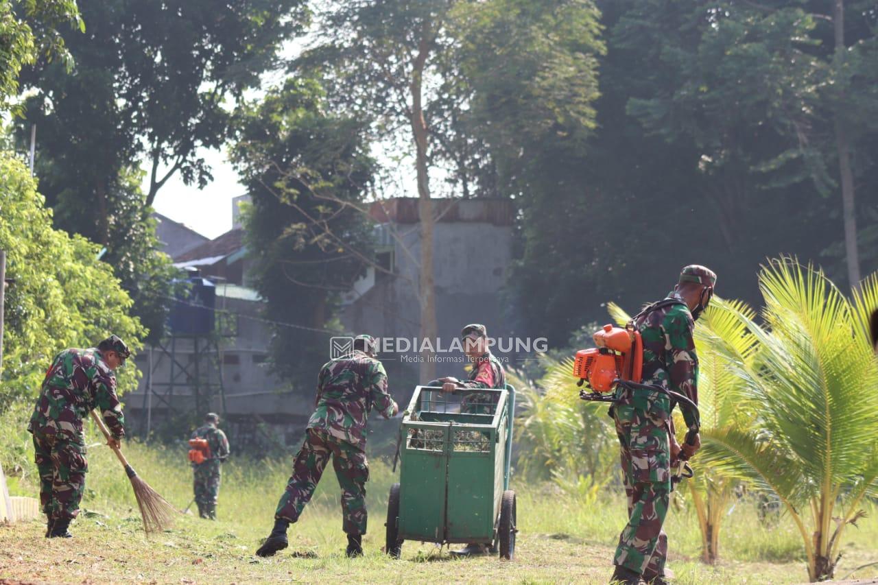 Personel Kodim Gelar Kegiatan Karya Bakti TNI