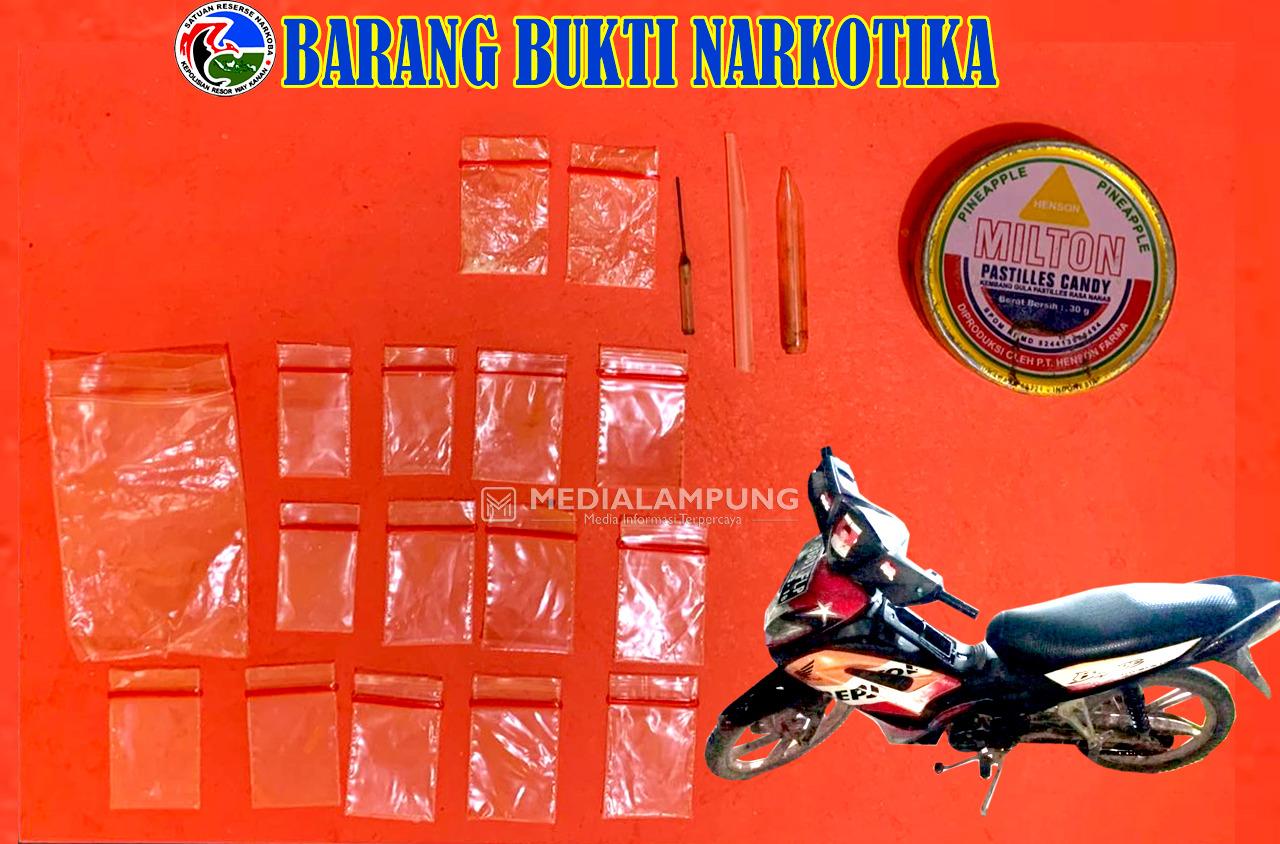 Polres Waykanan Amankan Satu Tersangka Pengguna Sabu