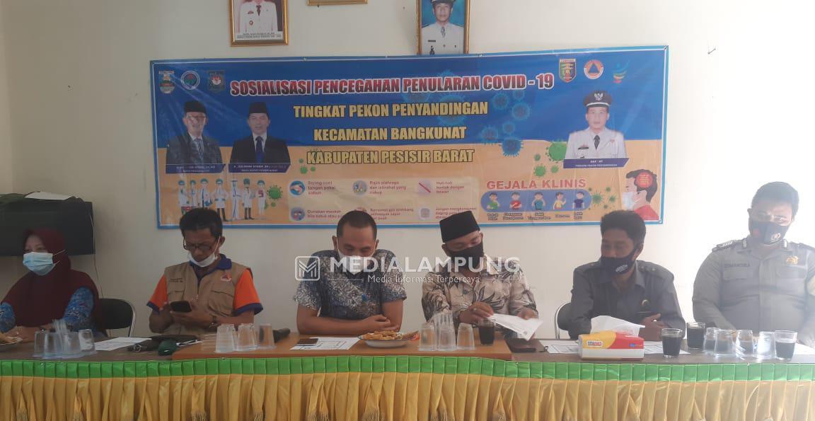 Pekon Penyandingan Sosialisasikan Pencegahan Penularan Covid-19