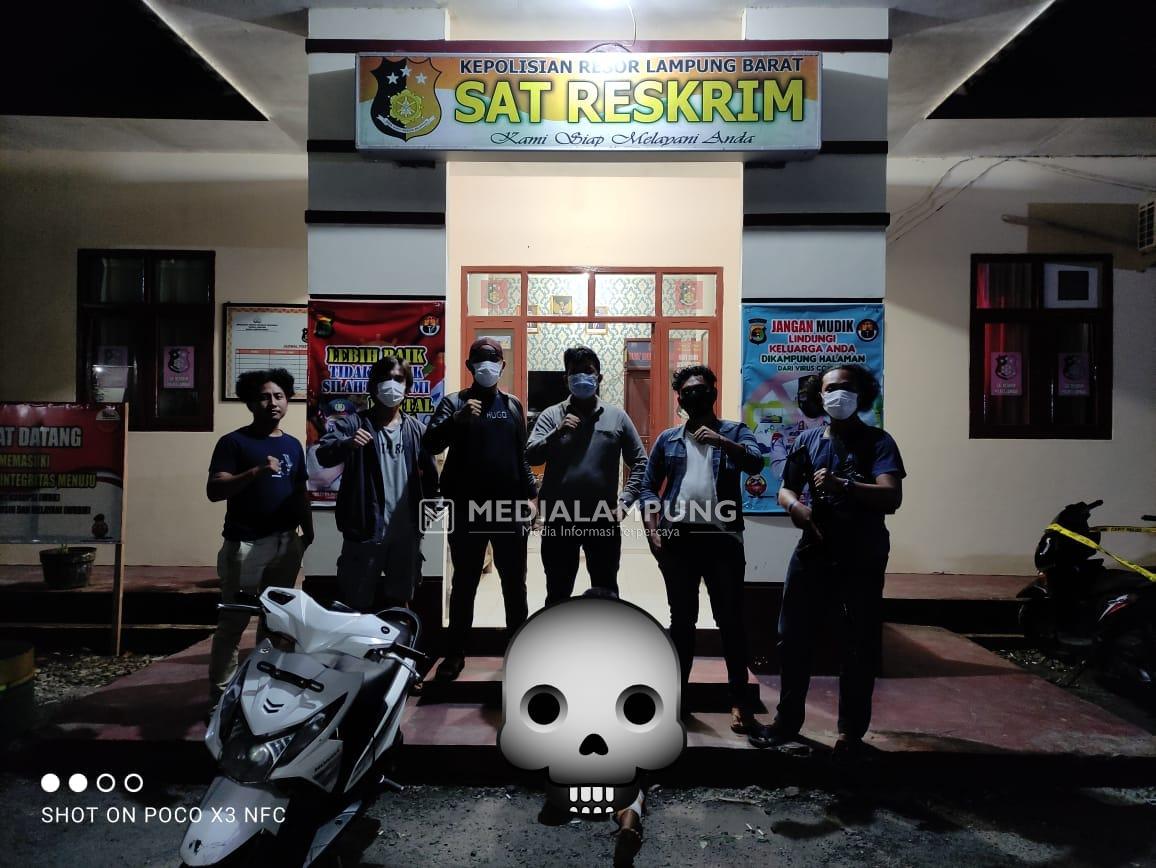 Tekab 308 Polres Lambar Amankan Pelaku Curanmor Asal Waykanan 