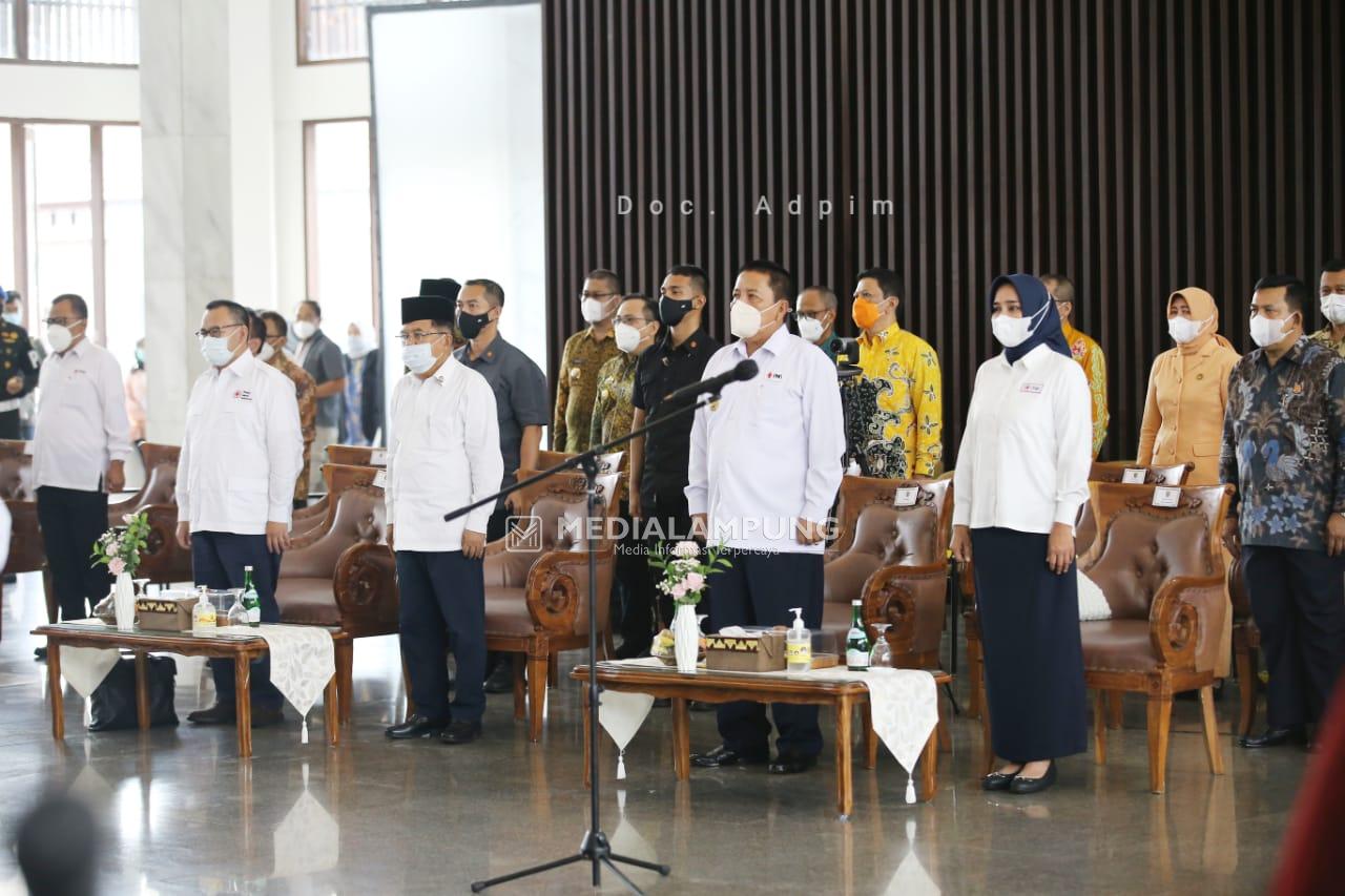Ketum PMI Jusuf Kalla Melantik Riana Sari Sebagai Ketua PMI Lampung