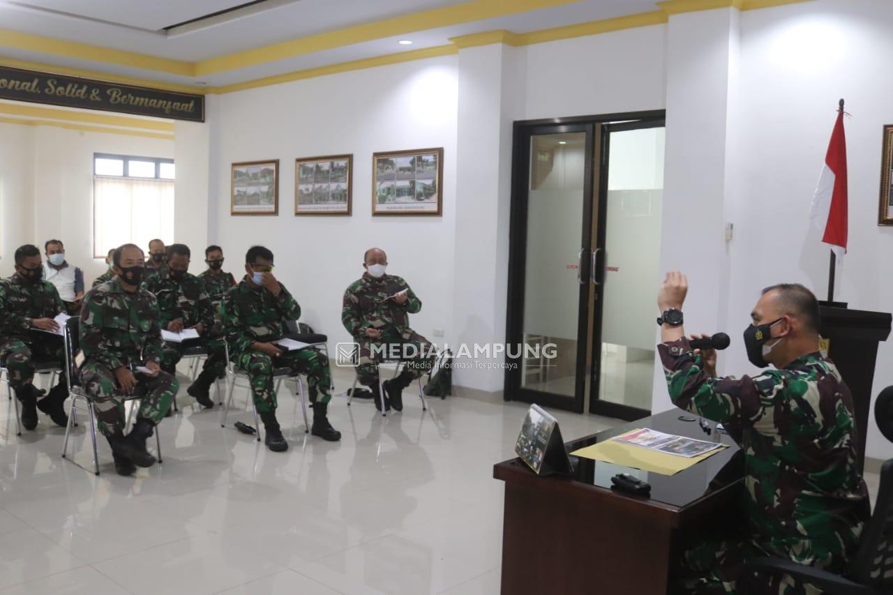 Dandim Romas Pimpin Rapat Rencana Pelaksanaan Karya Bakti