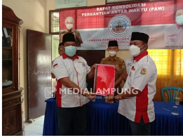 LPM Srengsem Rapat Konsolidasi PAW di Aula Kelurahan