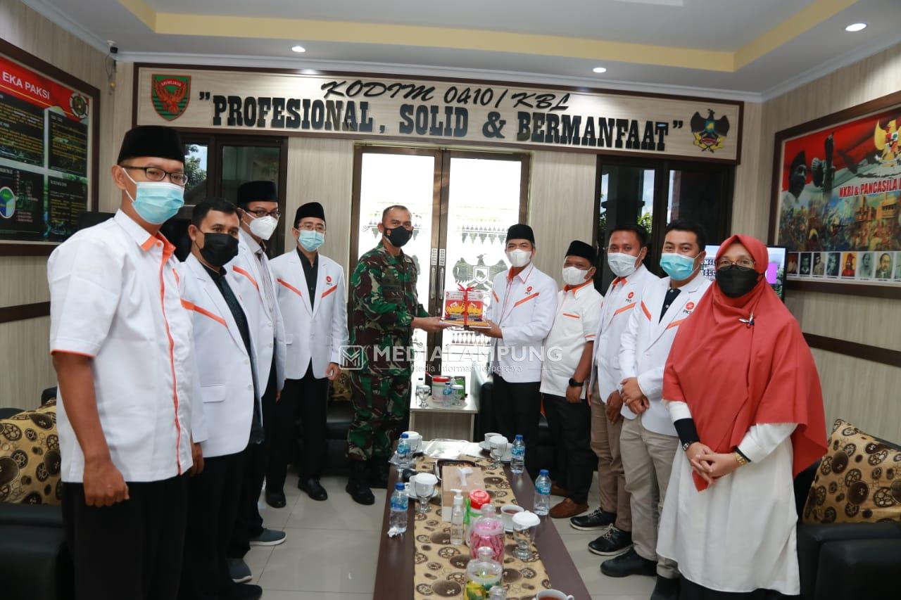 Dandim Romas Terima Kunjungan Ketua DPD PKS