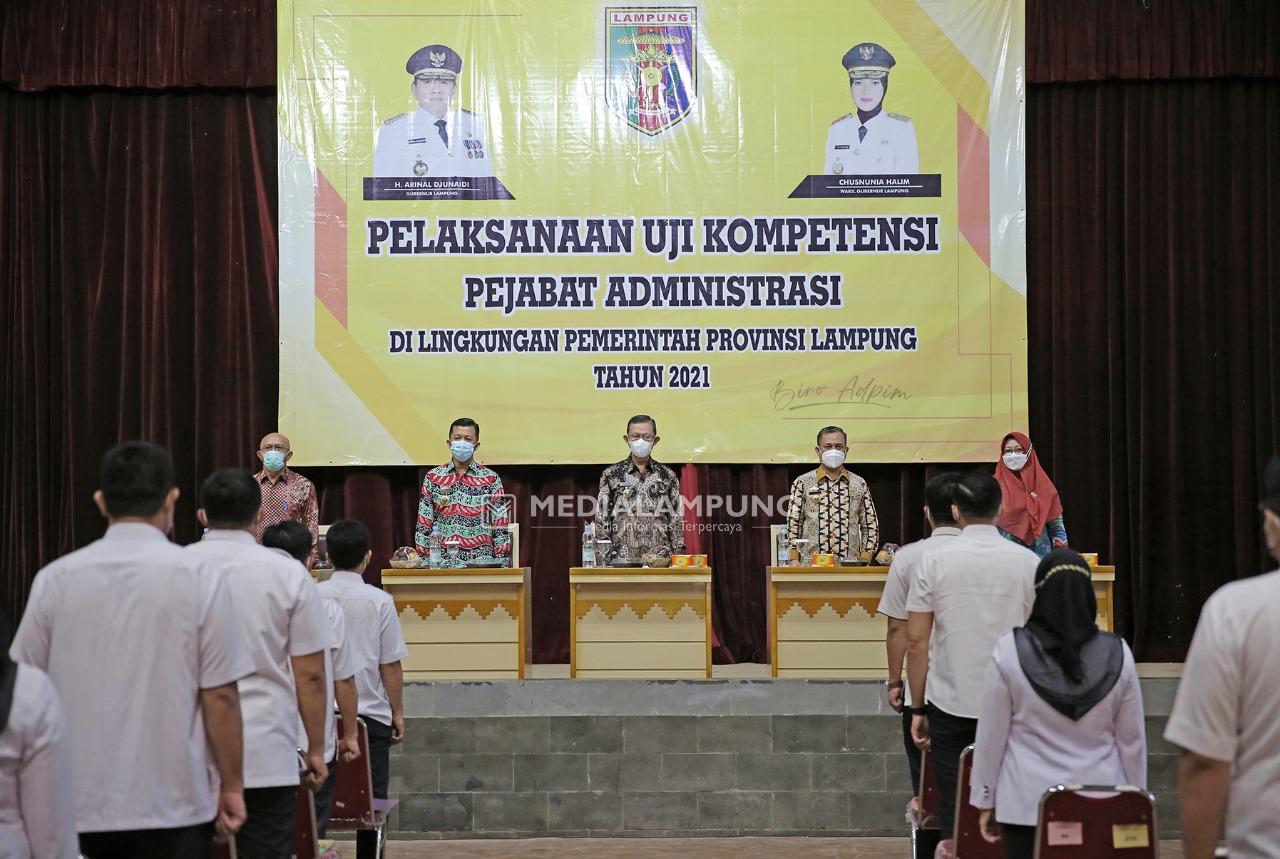 358 Pejabat Administrator Pemprov Lampung Ikut Uji Kompetensi
