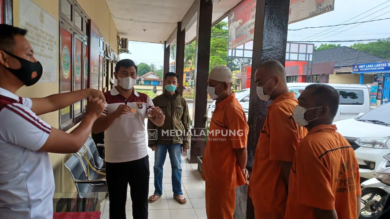 Polres Lamtim Amankan Tiga Tersangka Kasus Narkoba