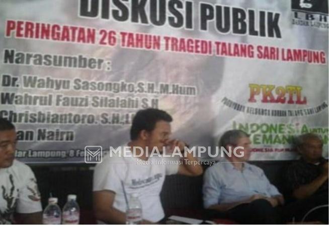 Ketua Komisi II DPRD Lampung Sebut Wahyu Sasongko Sebagai Pejuang Demokrasi Dan Aktivis Anti Korupsi